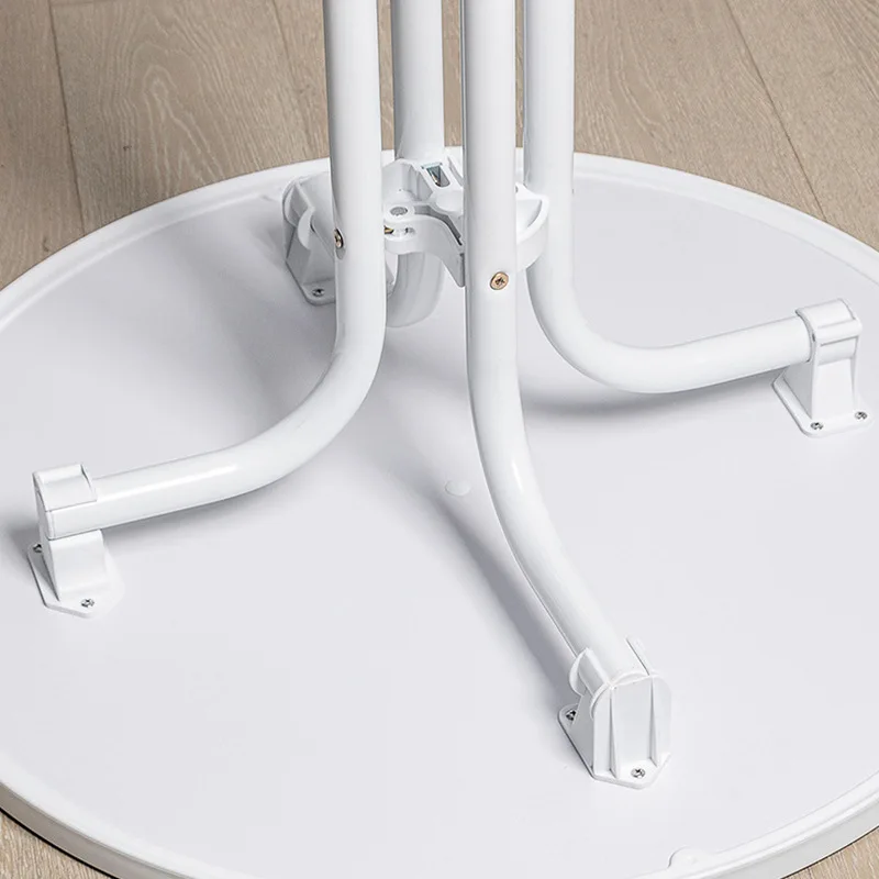 American Round Cafe Garden Terrace Picnic Furniture Modern White Wood Plastic bar table Chair And Dining Folding Outdoor Tables