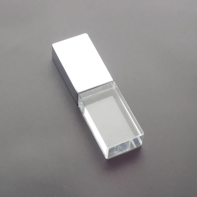 8GB Hot Selling Crystal USB Flash Drive With LED Light  and Laser in Crystal 128MB 256MB 512MB 1GB 2GB 4GB 16GB 32GB 64GB 128GB