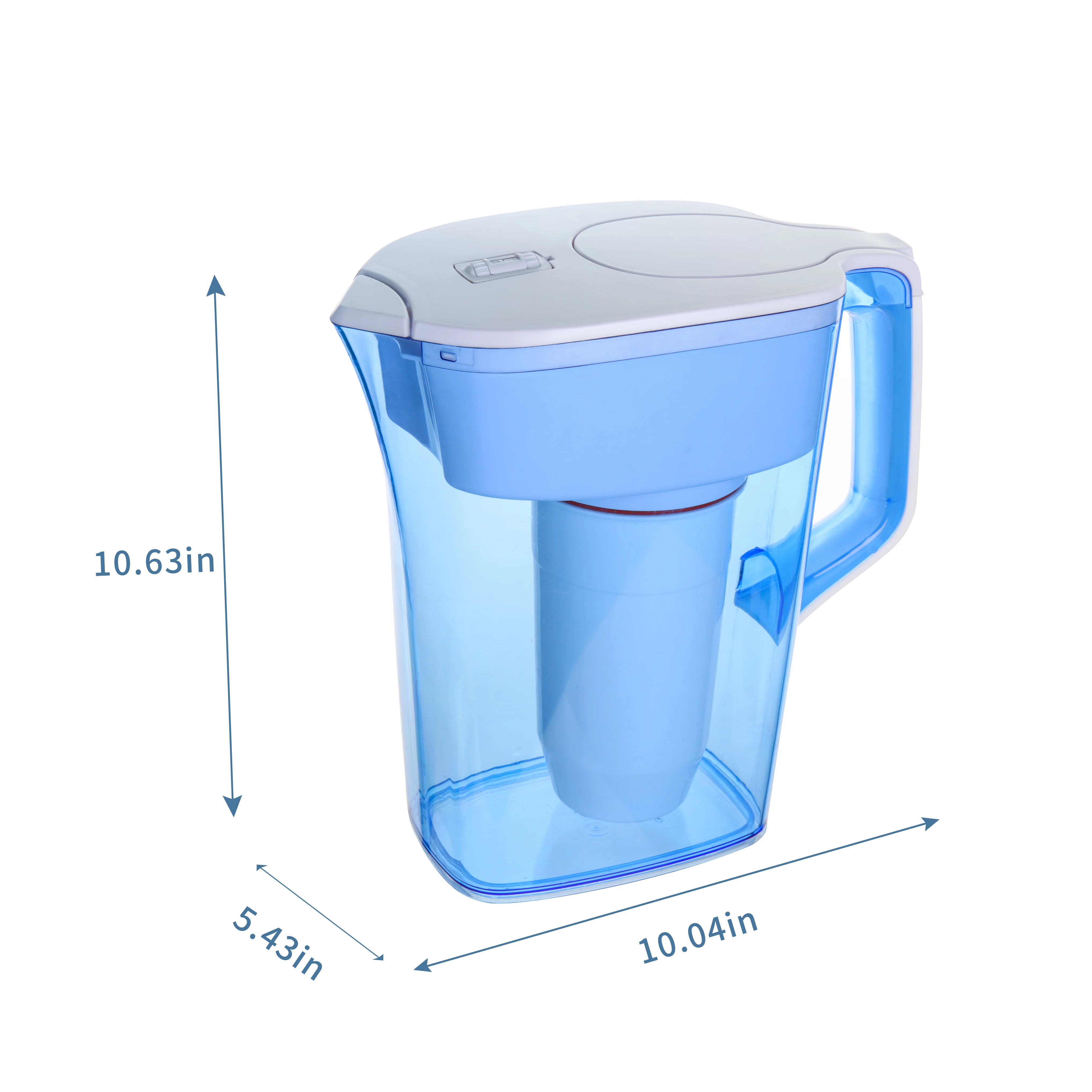 Cost-effective choice 0 TDS 5-Stage Filtration System Water Filter Pitcher with Water Quality Meter