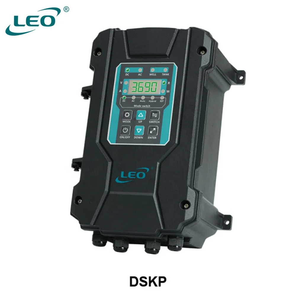 LEO DSKP Series AC/DC Inverter Pumping Solution Experience Solar Pump Controller Inverter DC Solar Pump Inverter
