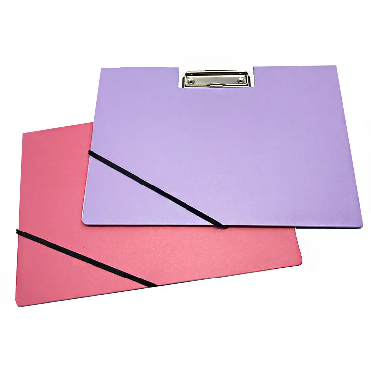 custom size/color white PP cardboard file folder with fasteners make paper