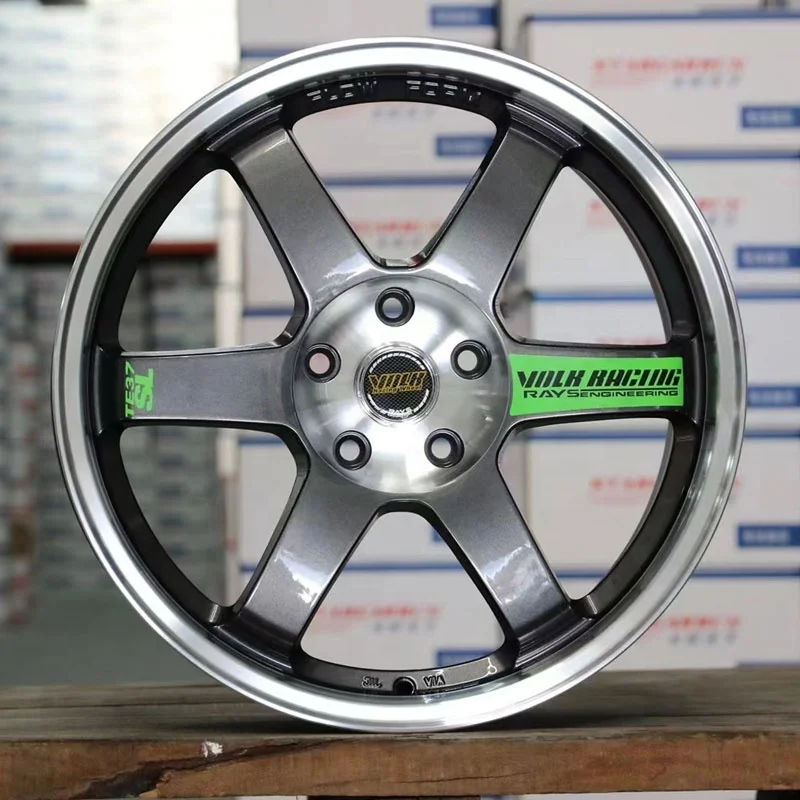 Hot sale 15 16 17 18 19 inch PCD 4X100 5x110 5X112 5x120 flow forming aluminum alloy wheel passenger car wheel