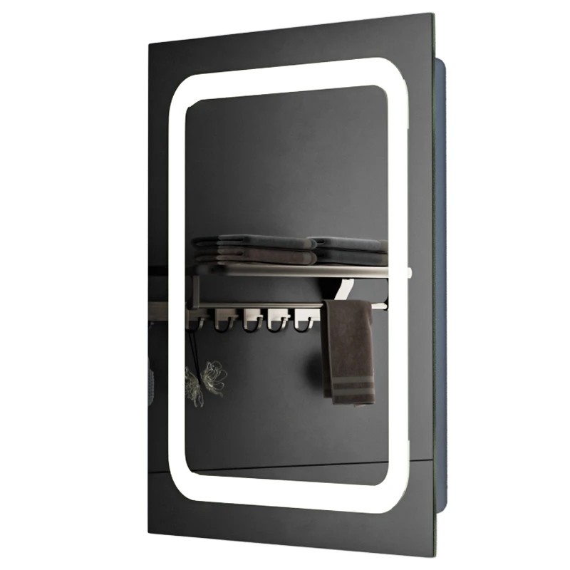 The Factory Passed CE UKCA Certification LED Far-infrared Cosmetic Heating Mirror 70W Electric Modern Bathroom Heater 3 Years