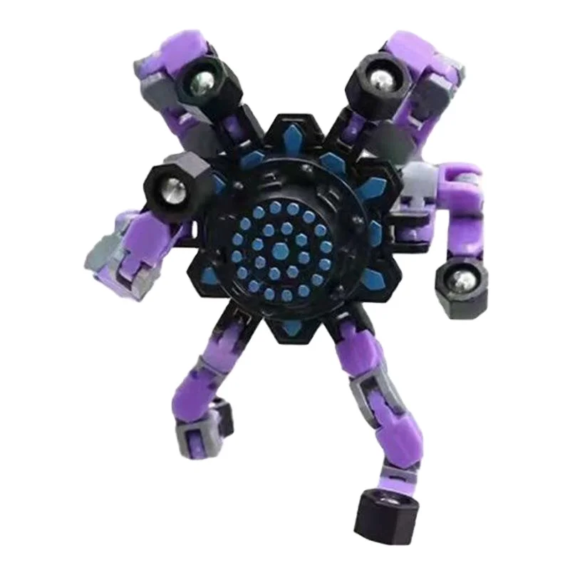 Fidget Spinner Transformable Chain Robot fidget Toy Mechanical Fingertip Spinner Toys Gyro