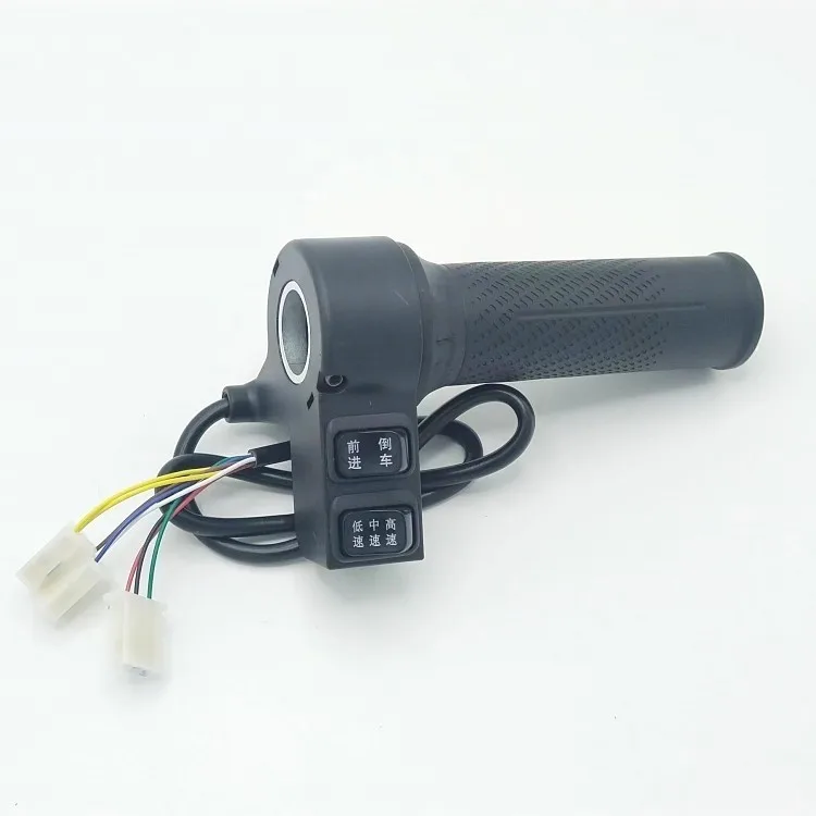 Electric bicycle/tricycle universal 3-in-1 throttle controller with single turn knob