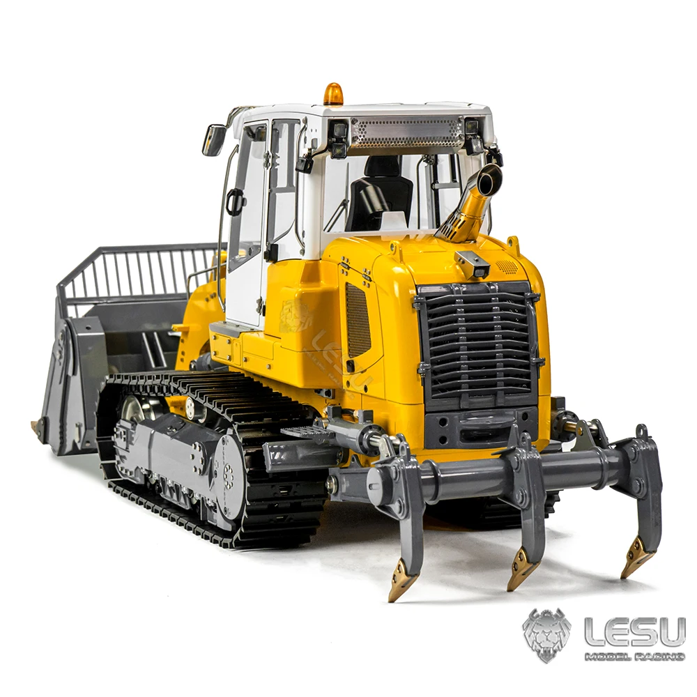 In Stock Gifts LESU 1/14 636 Updated Hydraulic Tracked RC Loader Metal Rear Tail Light Toucan Toy Earth Mover TH20450