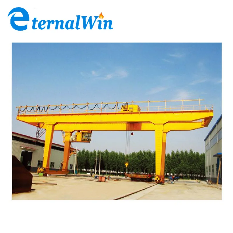 Double Girder Explosion Proof Gantry Crane Quay Side Container Gantry Crane For Construction
