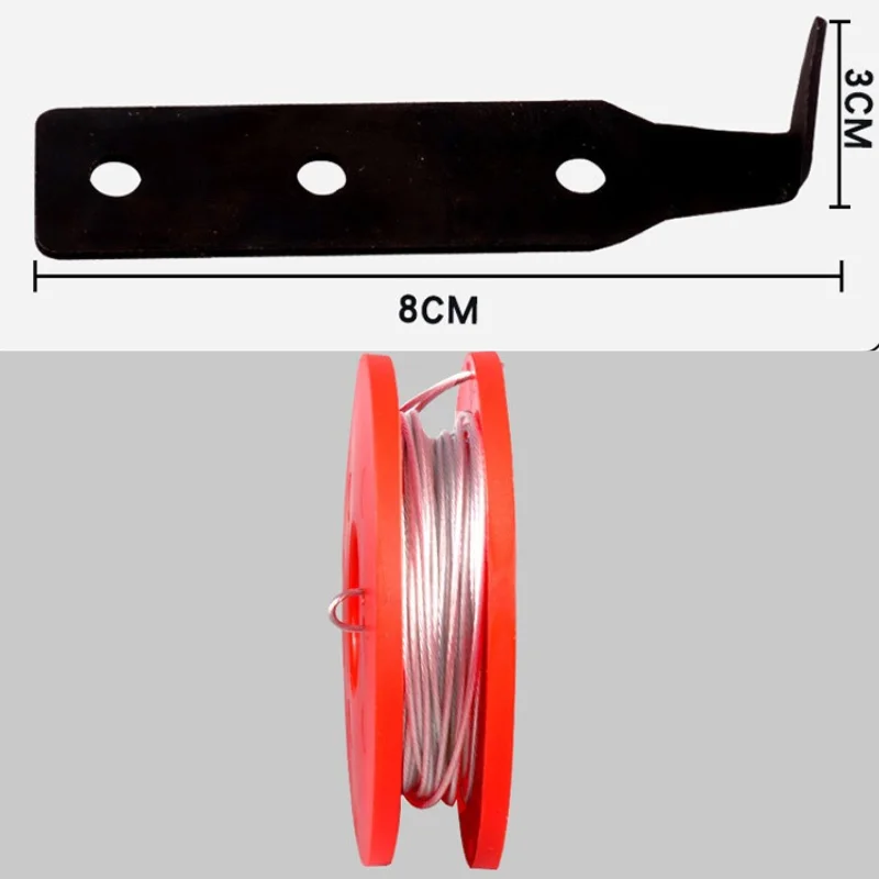 CLAUTOOL Windshield disassembling broach group car glass tool, glass dismounting device,  Auto glass repair tools broach handle