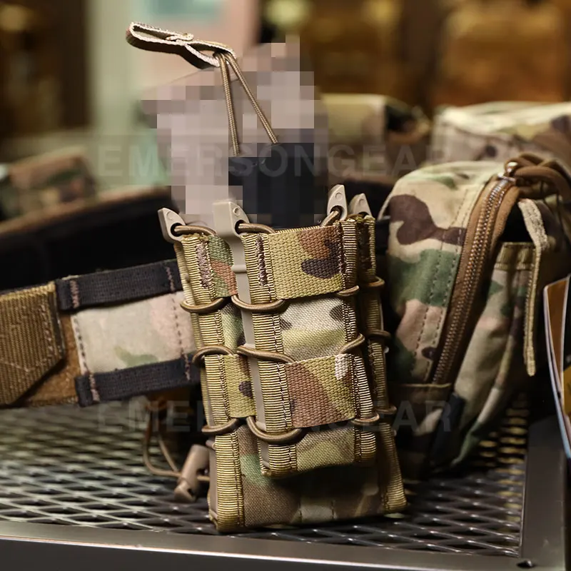 Emersongear 500D Cordura нейлоновый мешочек Mag Multicam двухслойный Тактический магазин передач для 5 56 или 7 62 и Pis *