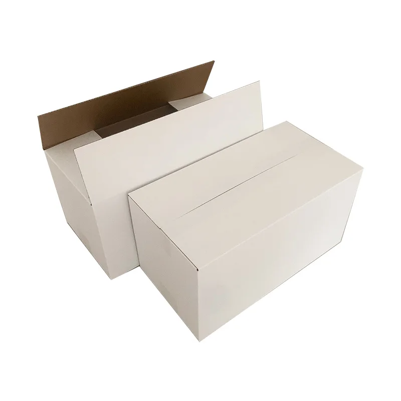 Eco Friendly cheap price wholesale white Corrugated Carton Recycled Cardboard Express Shipping Packaging box