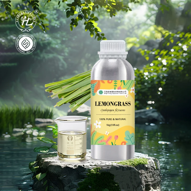 Organic Lemongrass Essential Oil | Lemon Grass Oil | Cymbopogon flexuosus Oil - 100% Pure & Natural | Wholesale Price, Bulk 1kg