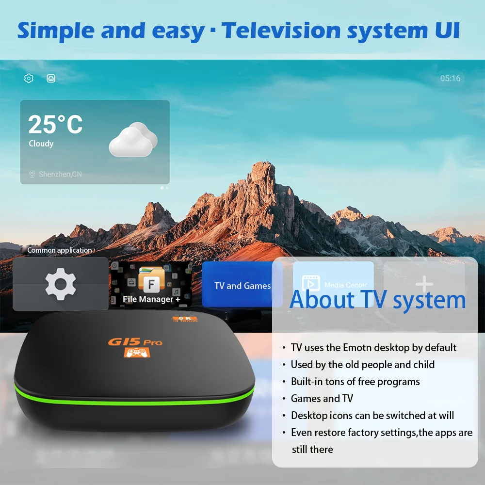 Factory Wholesale Cheap Price Android game box with smart TV Android Media Player box micro digit game console