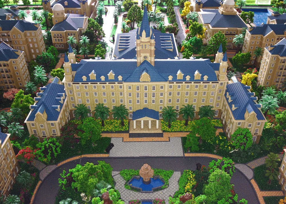 architectural building scale model  landscape model