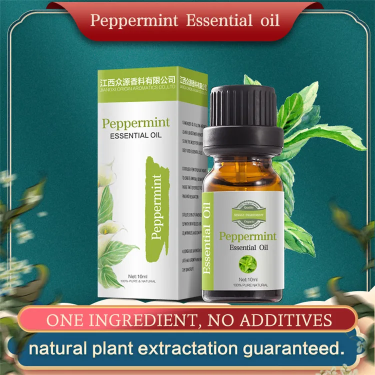 bulk wholesale  refreshing air purifying food grade flavor diffuser massage oil natural pure Peppermint Essential Oil in bulk