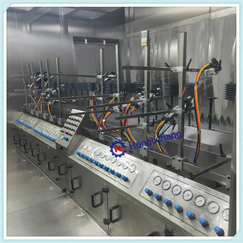 Vacuum Metallizing Automatic Painting Spray Gun Machine UV Coating Line