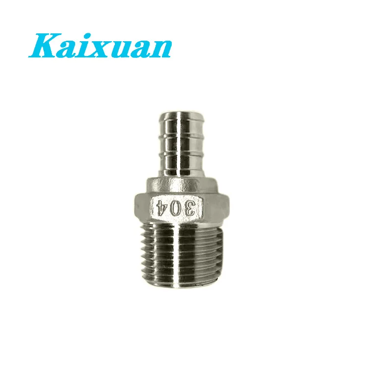 High Quality & Factory Price & NSF cUPC certified stainless steel pex pipe fittings crimp male adaptor F1807