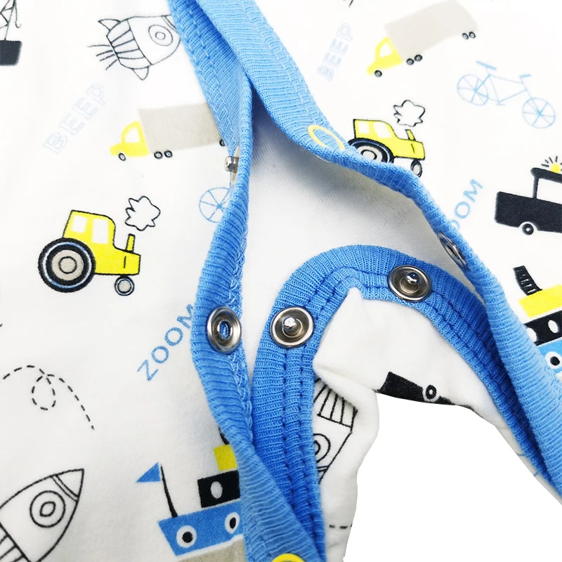 
Briantex wholesale toddler pajamas full sleeve baby& toddlers clothes footed baby rompers overcoat with 100% cotton 