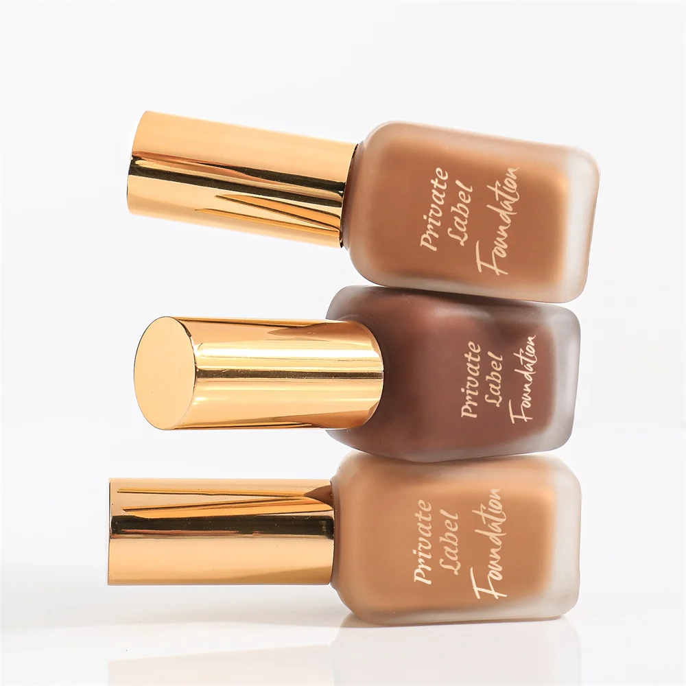 Luxury Foundation Private Label Foundation Makeup Waterproof and Matte Full Coverage Foundation