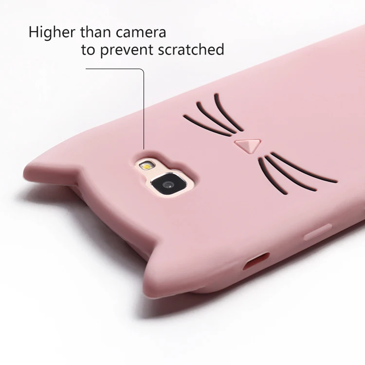 
High quality cartoon 3D cat soft silicone cell phone case for iphone 11 x xs xr 7 8 plus 