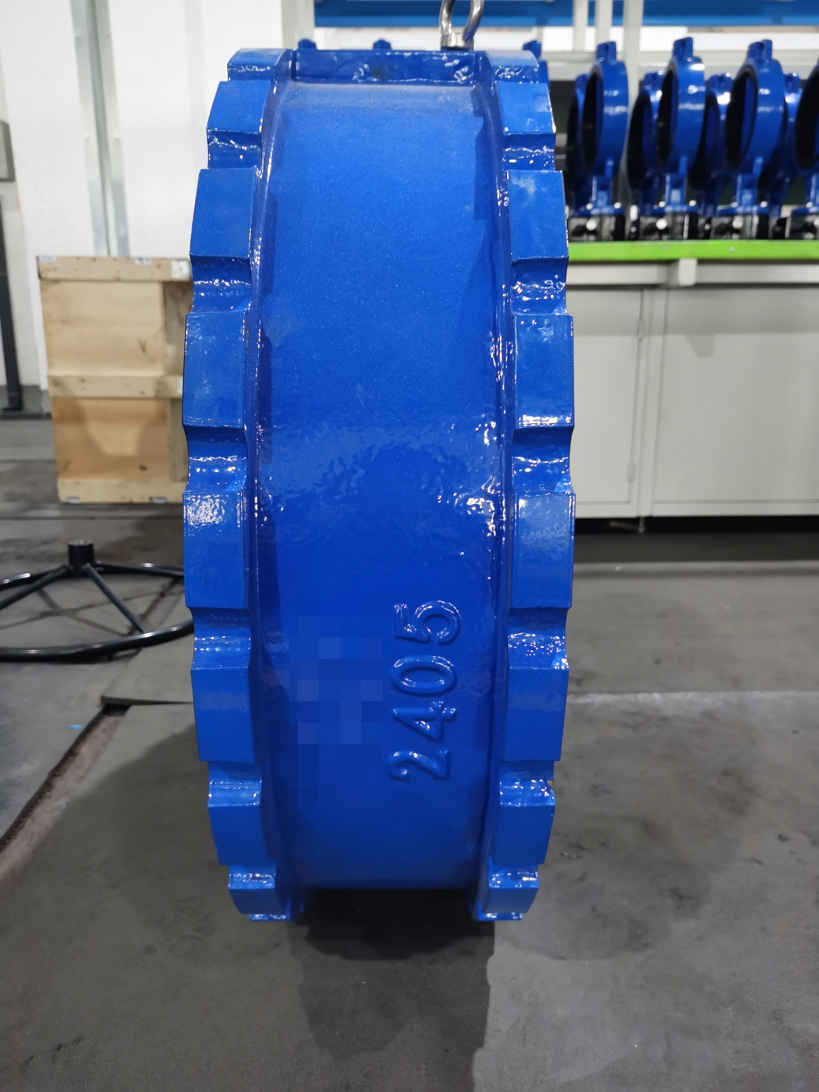 DN1000 PN10 DI Double Door Check Valve with Aluminum Bronze C95400 disc for SeaWater