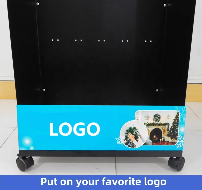 Custom Grocery Store Retail Product Sticker Postcard Greeting Card Stationery Phone Accessories Toy Metal Display Rack Stand