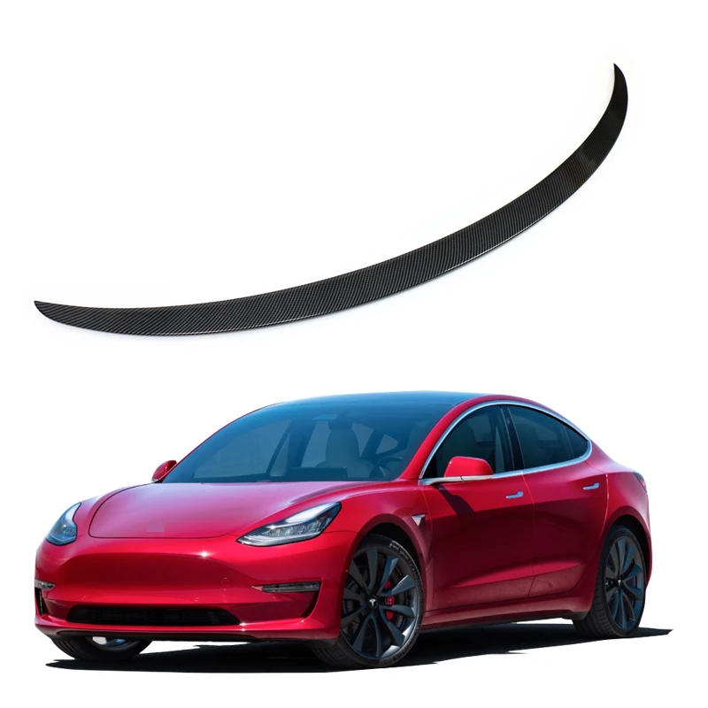 20% Off Hot Selling Tesla Accessories For  Model 3 Rear Trunk Spoiler Original Style Multiple Painted Colors Tail For Tesla