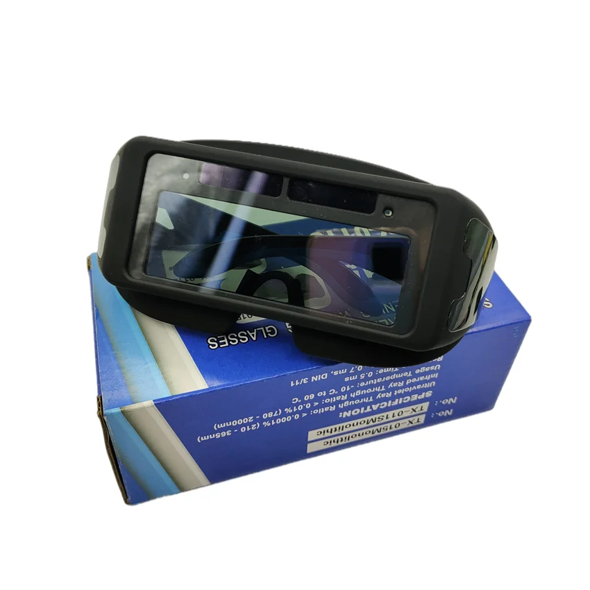 Factory custom Auto Darkening Safety Light Weight Industrial welding glasses