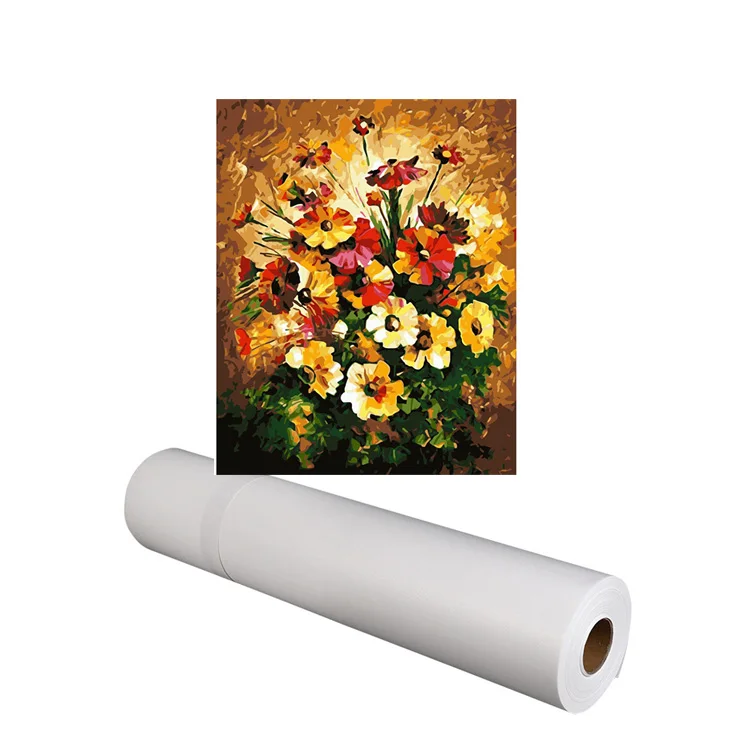 
260gsm matte coat waterproof polyester canvas printing fabric roll water based canvas roll 