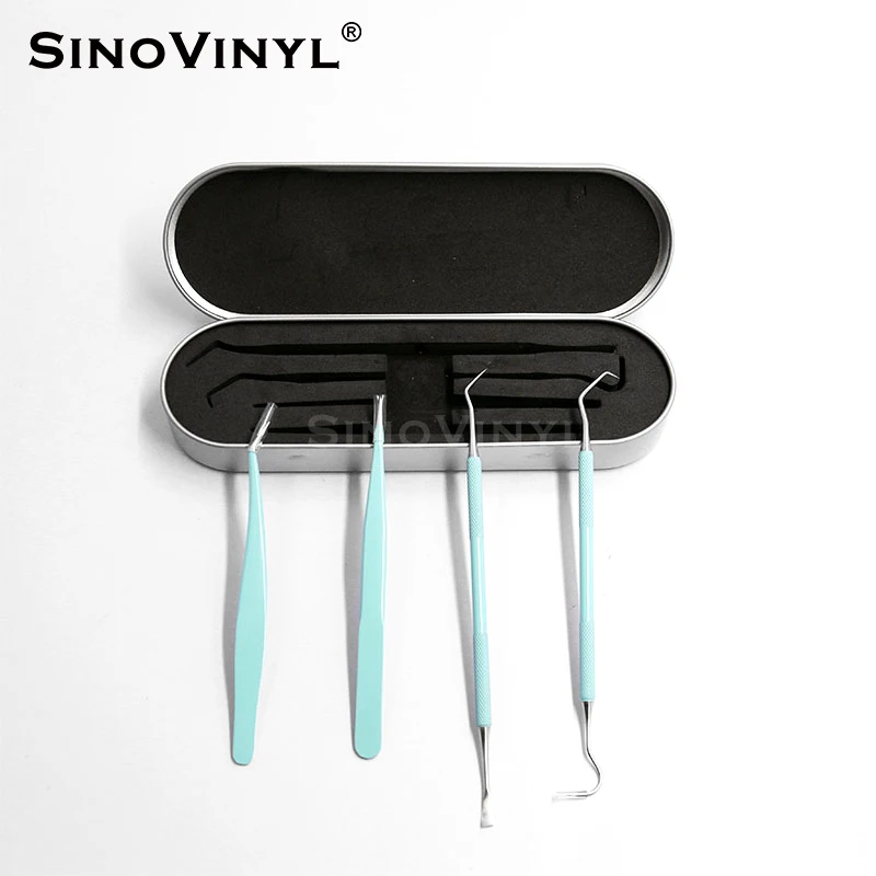 Craft Vinyl Weeding Tool 4 in 1 DIY Cut Vinyl Premium Vinyl Portable Weeding Tool Kit Complete Weeding Tools