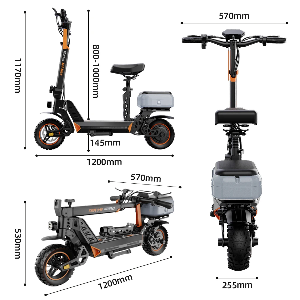 M4max Drop Shipping 1000w Electric Scooter for France Spain Brazil Market Hot Selling Scooters for Adults