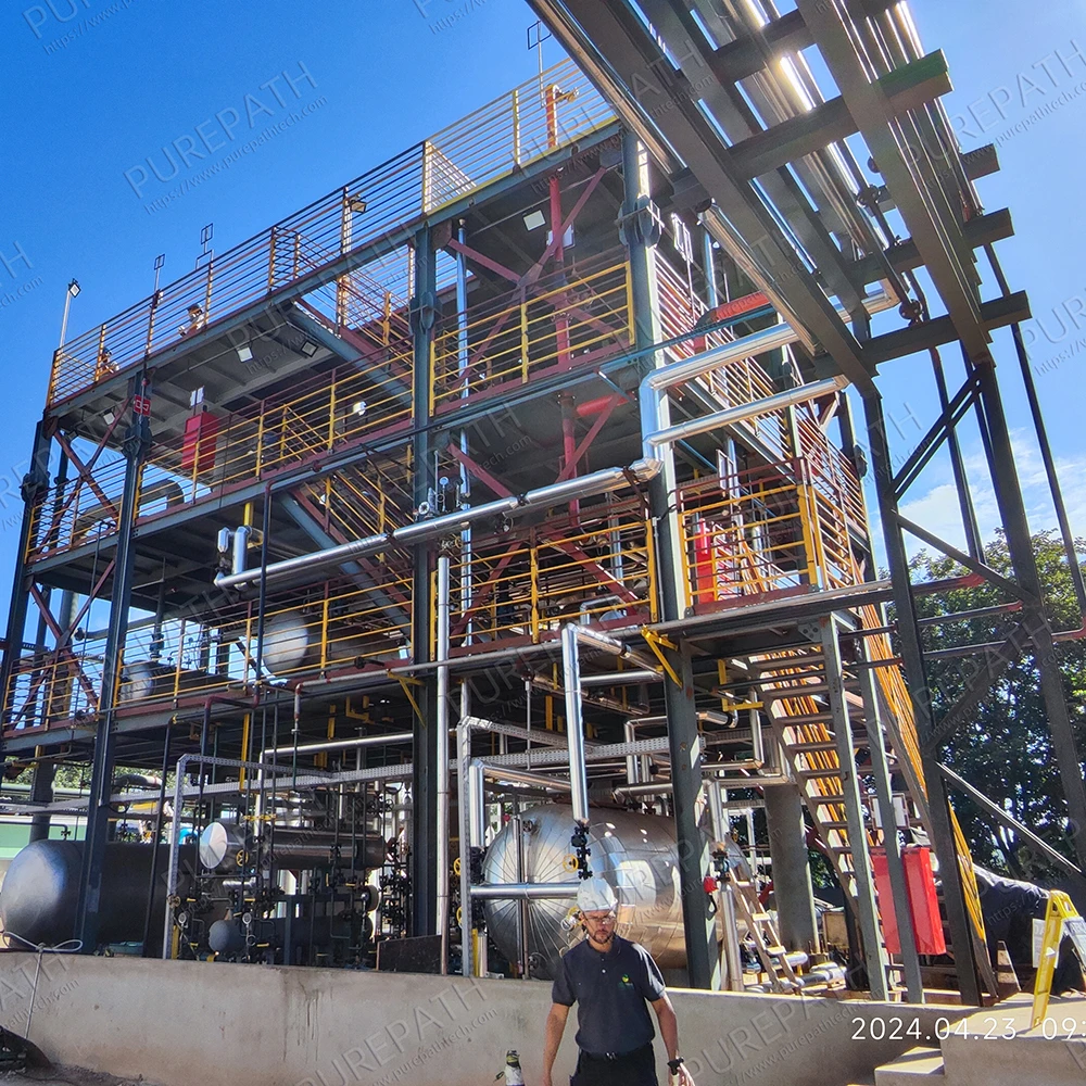 Purepath Waste Oil to Diesel Fuel Oil Machine with Revolutionized Operations for High Yield Commercial Oil Over 80%