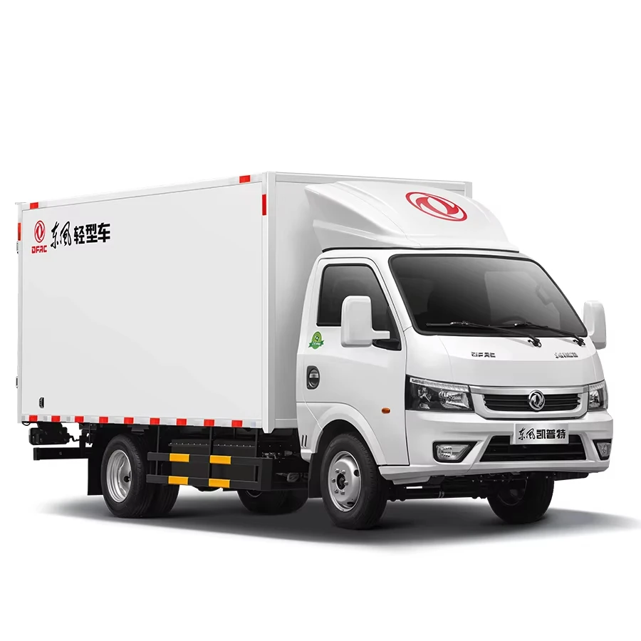 ECE New Energy Vehicles DONGFENG EV200 Green Hybrid Electric Truck with CCS2 Charge Port 4.2m Van Trunk Transport