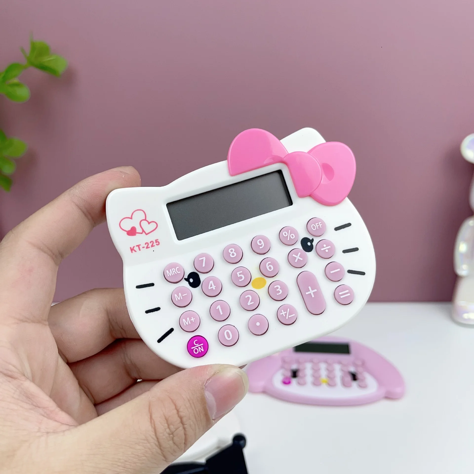 Милый мультяшный Kulomie электронный компьютер Kawaii канцелярские товары для студентов аниме Hello Kt Head математический калькулятор
