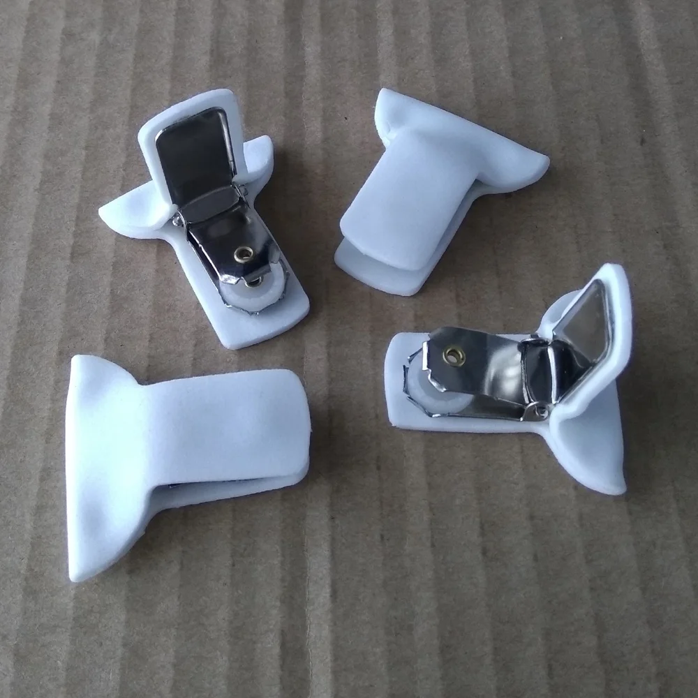 White bedding sheet clamps blanket fasteners comforter clips padded duvet clips