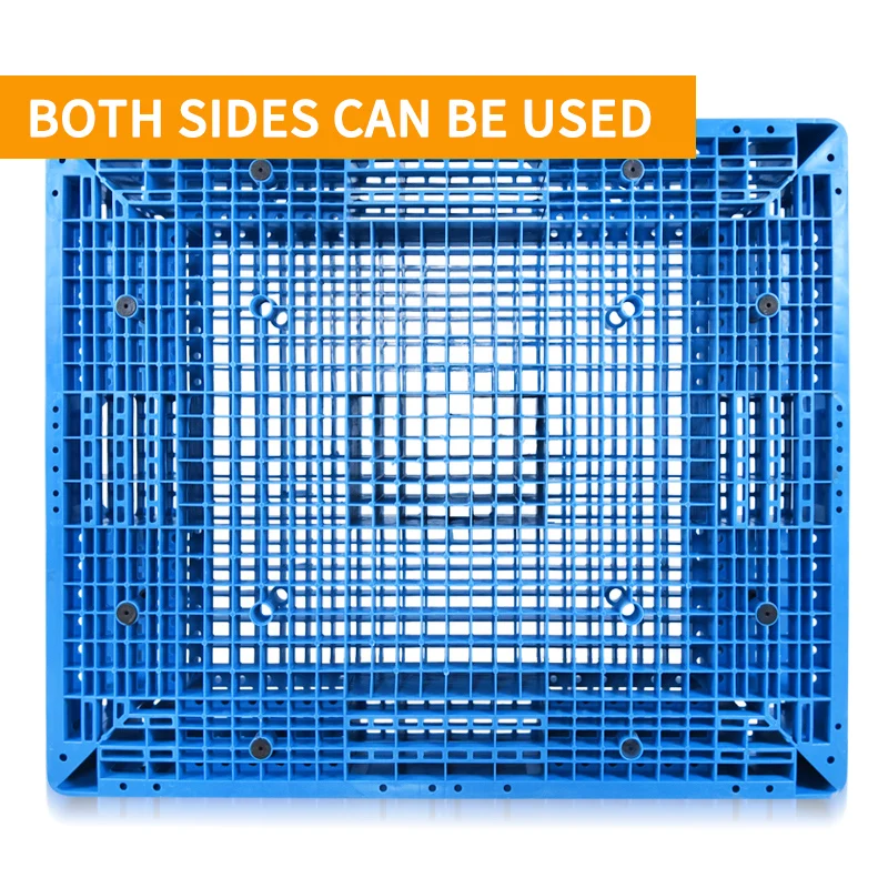 Custom 1200 x 1000 Heavy Duty Durable Double Sides Euro HDPE Large Stackable Plastic Pallet