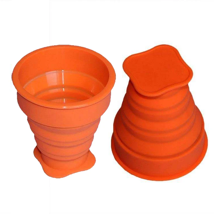 Free Sample Custom Any Shape Glass Anti-Slip Mat With Cup Silicon Rubber Cover Bellows