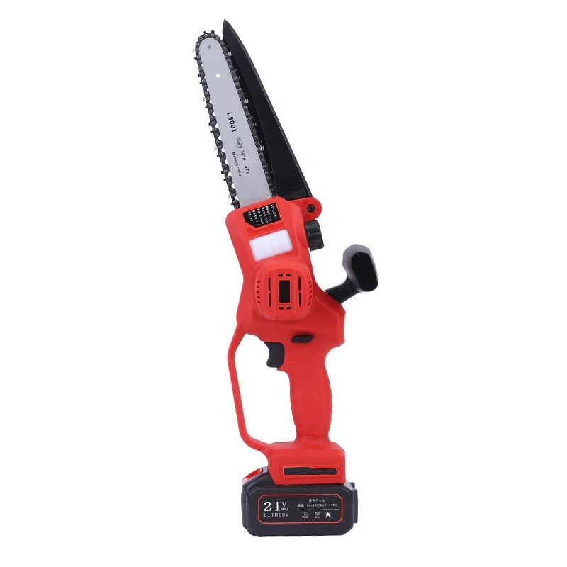 Rechargeable 8 Inch timber wood cutting saw cutter tree felling saw electric chain saw Pruning saw