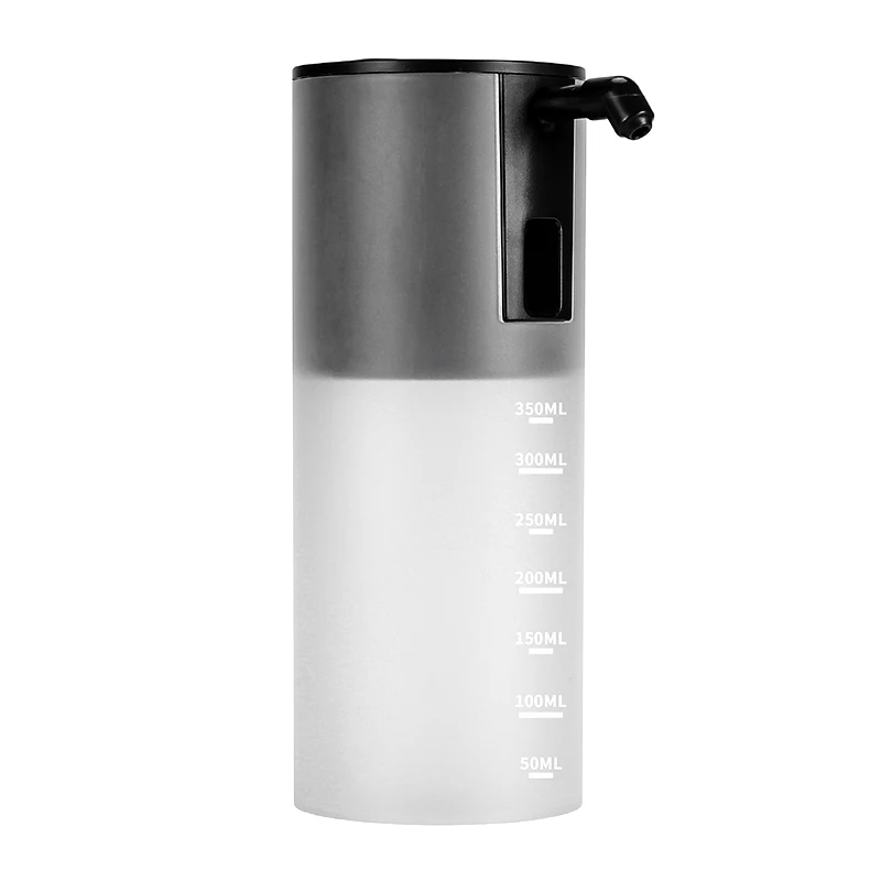 Plastic automatic bathroom quick disinfection 350ml hand wash liquid soap foam dispenser