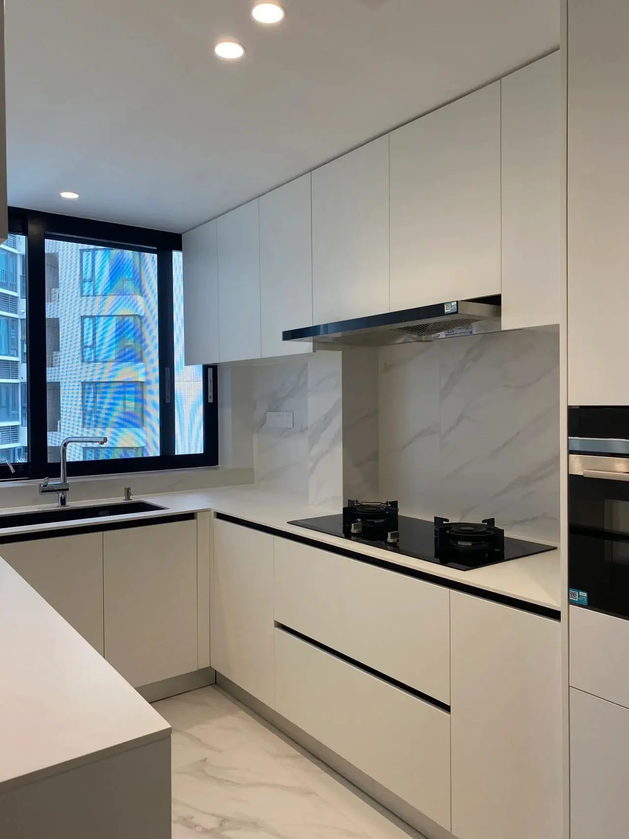 Custom Design Rta Kitchen Furniture Wholesale Modern Home Kitchen Modular/MDF/PVC/Melamine Kitchen Cabinet