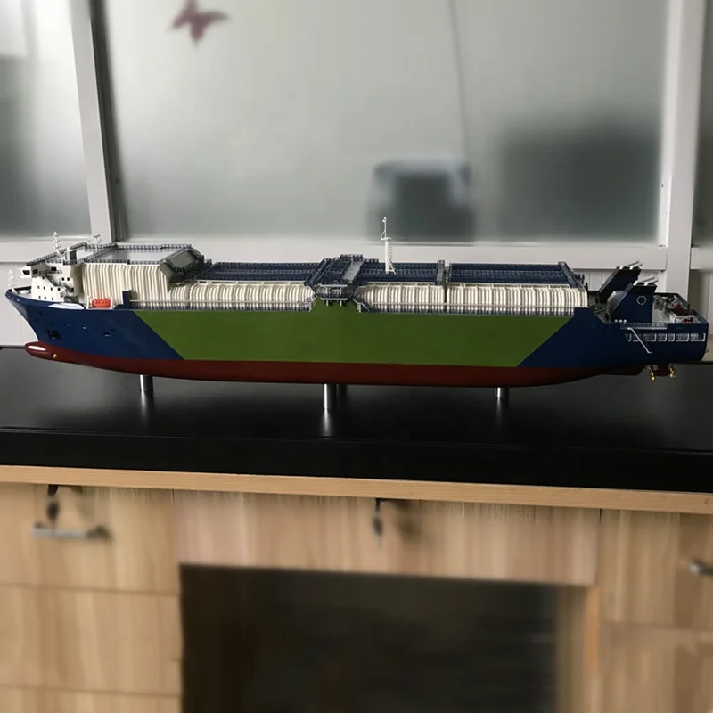 Custom any size Carrier model natural gas generator LNG Tanker Vessel model LNG ship models