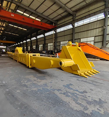 CE approved 12 14 16 meters excavator telescopic boom with standard bucket not include excavator