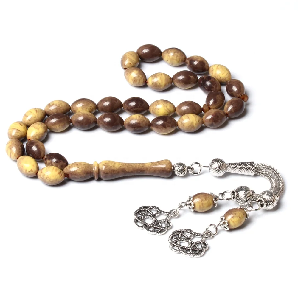 New Color Tasbih Resin amber 8*11mm Muslim Rosary 33 misbaha Eid Ramadan Gift islamic 33 prayer beads subha tespih