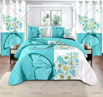 factory direct 3pc 6pc 8pc bedspread quilted wholesale bed sheet bedding sets for bed printed  3d bed cover set for wholesales