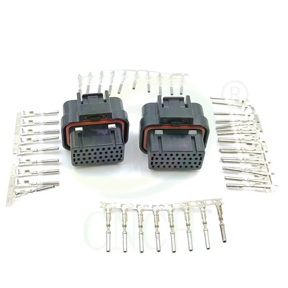 Automotive AMP 34 Pins Link Storm G4+S ECU A B 34 Connector Plugs Kit EMS EMU With Terminals