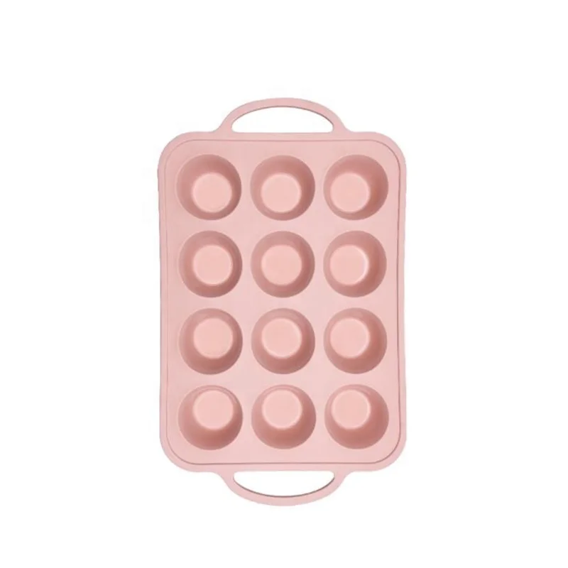 Food Grade 12 Cups Silicone Muffin Pan