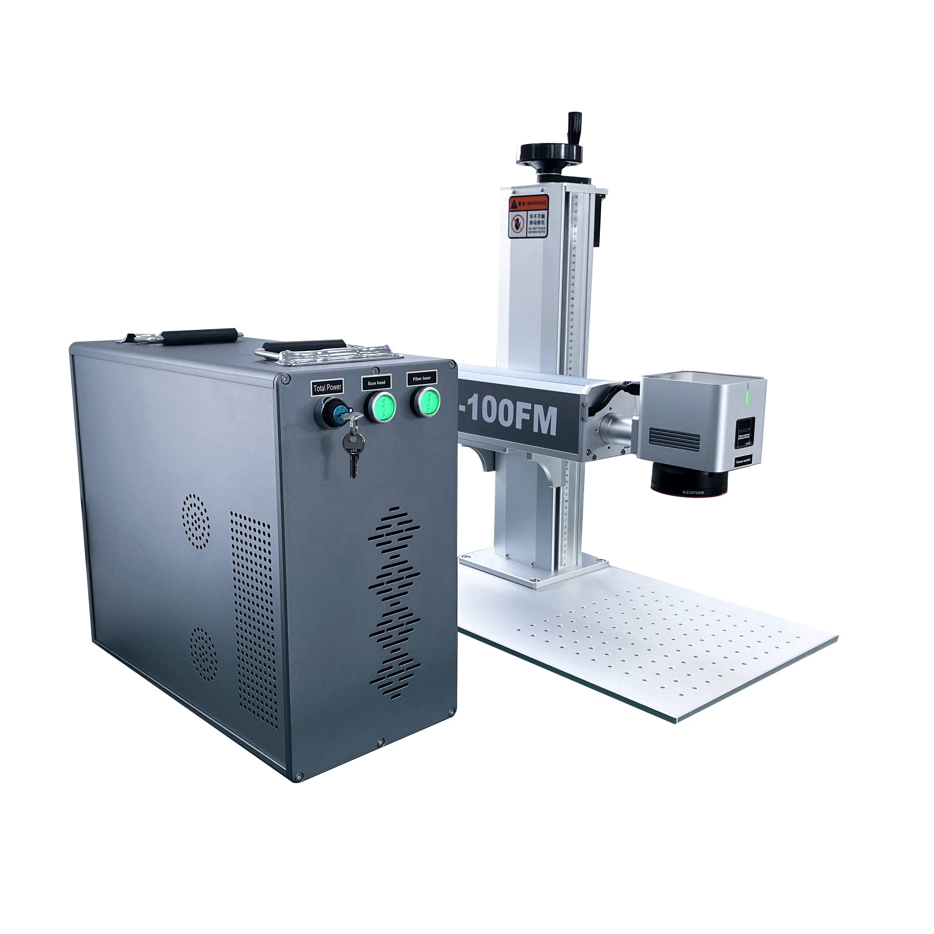 JPT Raycus Fiber Laser Marking Machine Portable 20w 30w 50w 60w 80w 100w 3D Uv Laser Marking Machine 3w for Glass Ari Cooling