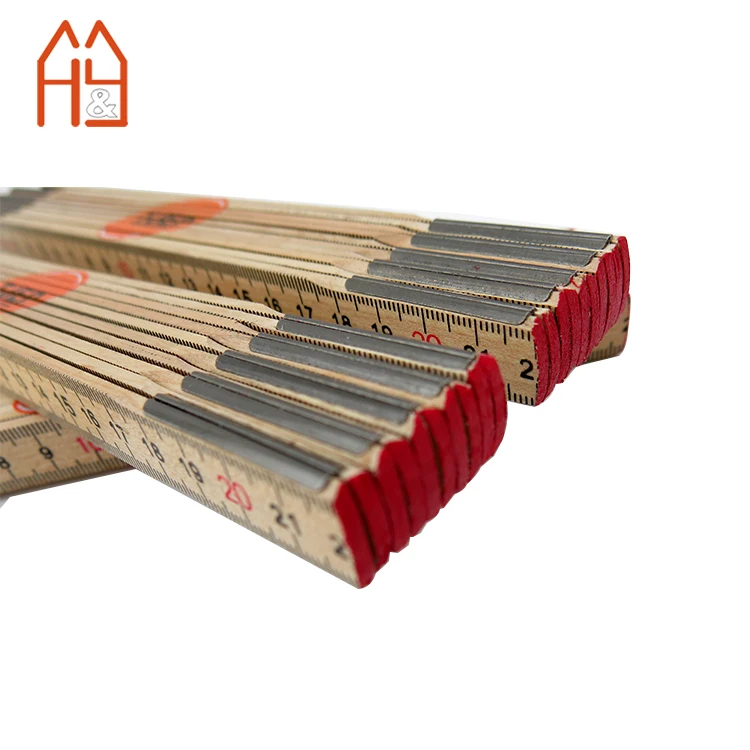 Custom Measuring Meter Rulers for Builders Carpenter 2 Meter 10 Folding Ruler Measure Tools