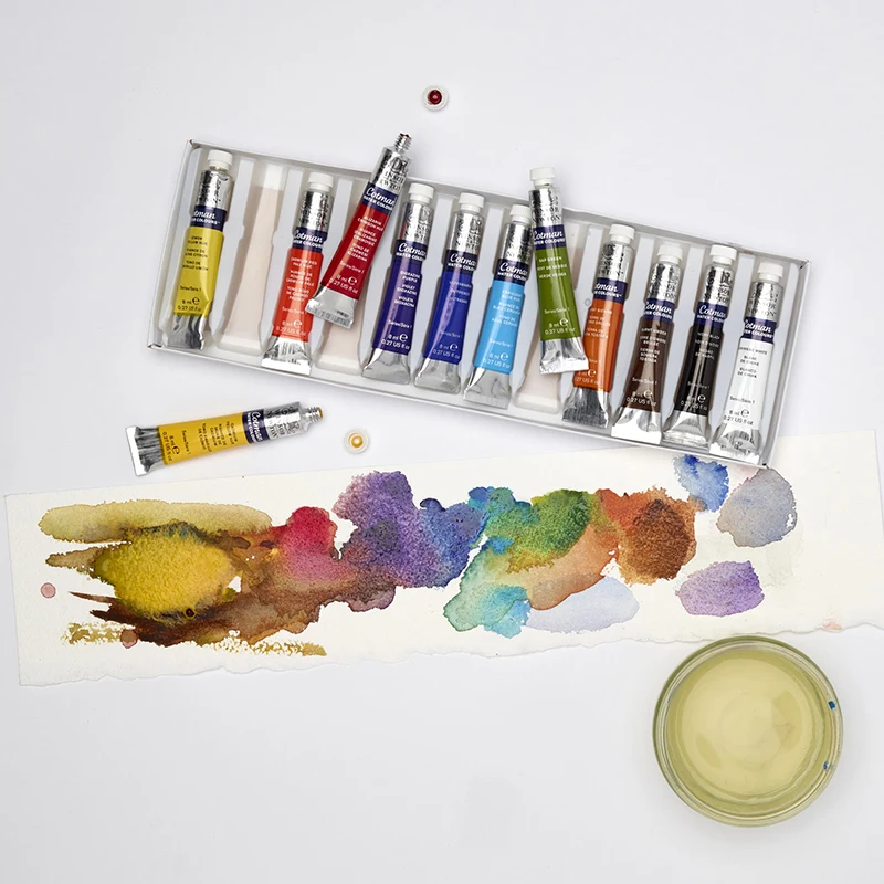 Winsor&Newton 10*5ml cotman watercolour set for artists and students