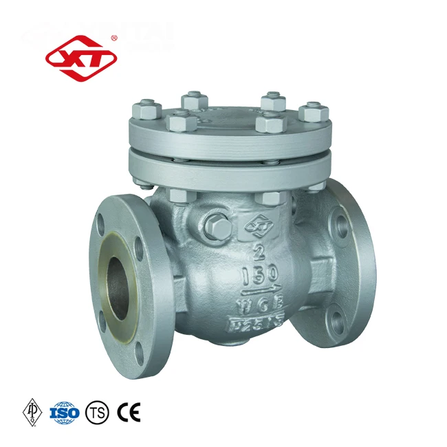 
XINTAI H44H-150LB ANSI 2 Inch API Flanged Water Swing WCB Carbon Cast Steel Non Return Check Valve Price 