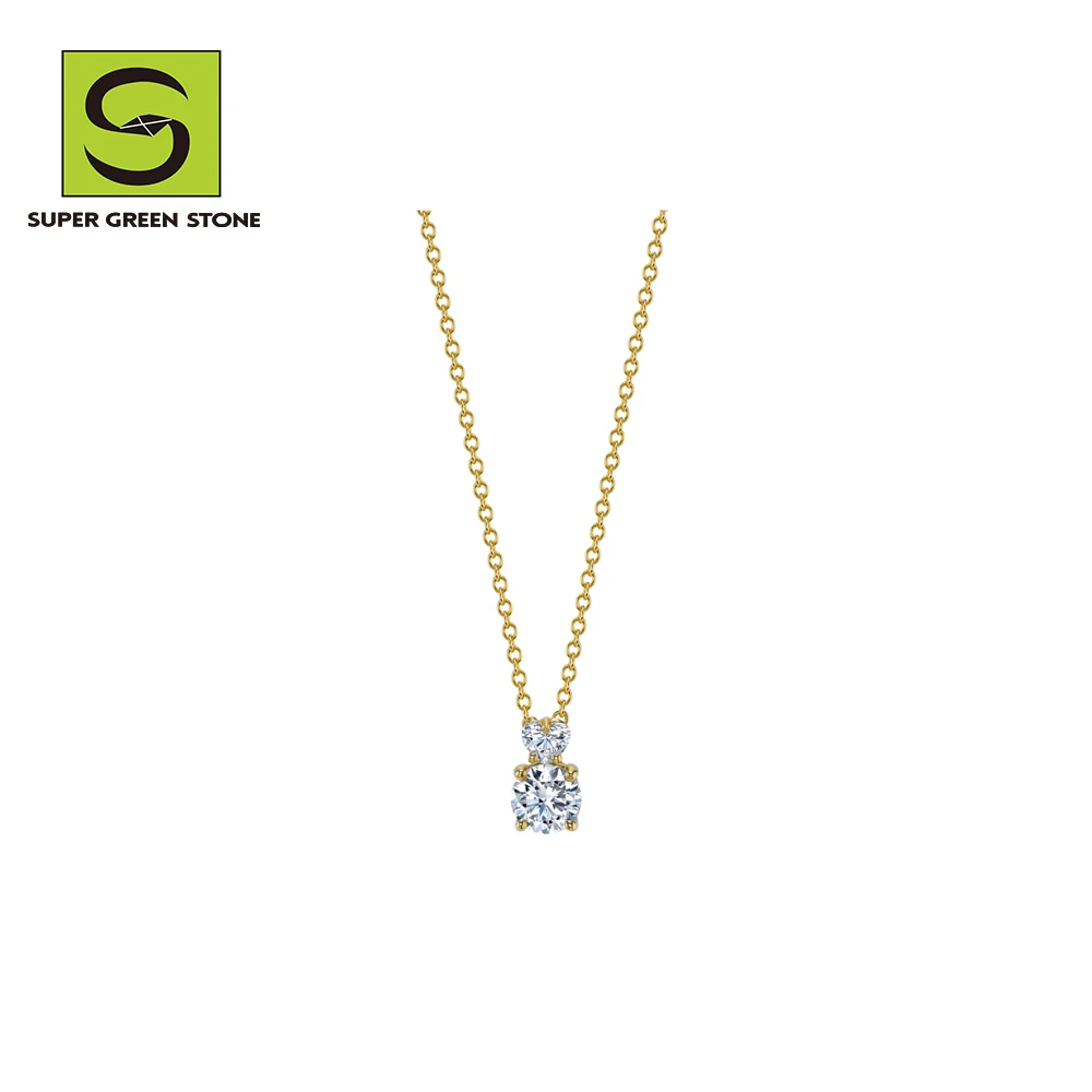 SuperGS SGSN005 Iced Out Jewelry Mens Globe Solid Diamond Name Pendant Hip Hop 18k Sterling Gold Silver Cross Necklace Pendant